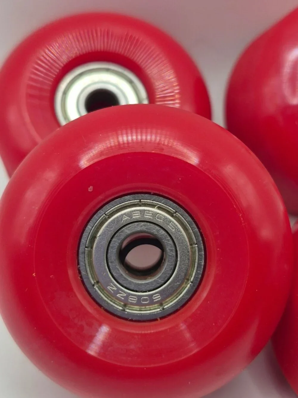 OJ Wheels 53mm Urethane Skateboard Wheels Abec-5 Bearings Red Set Of 4